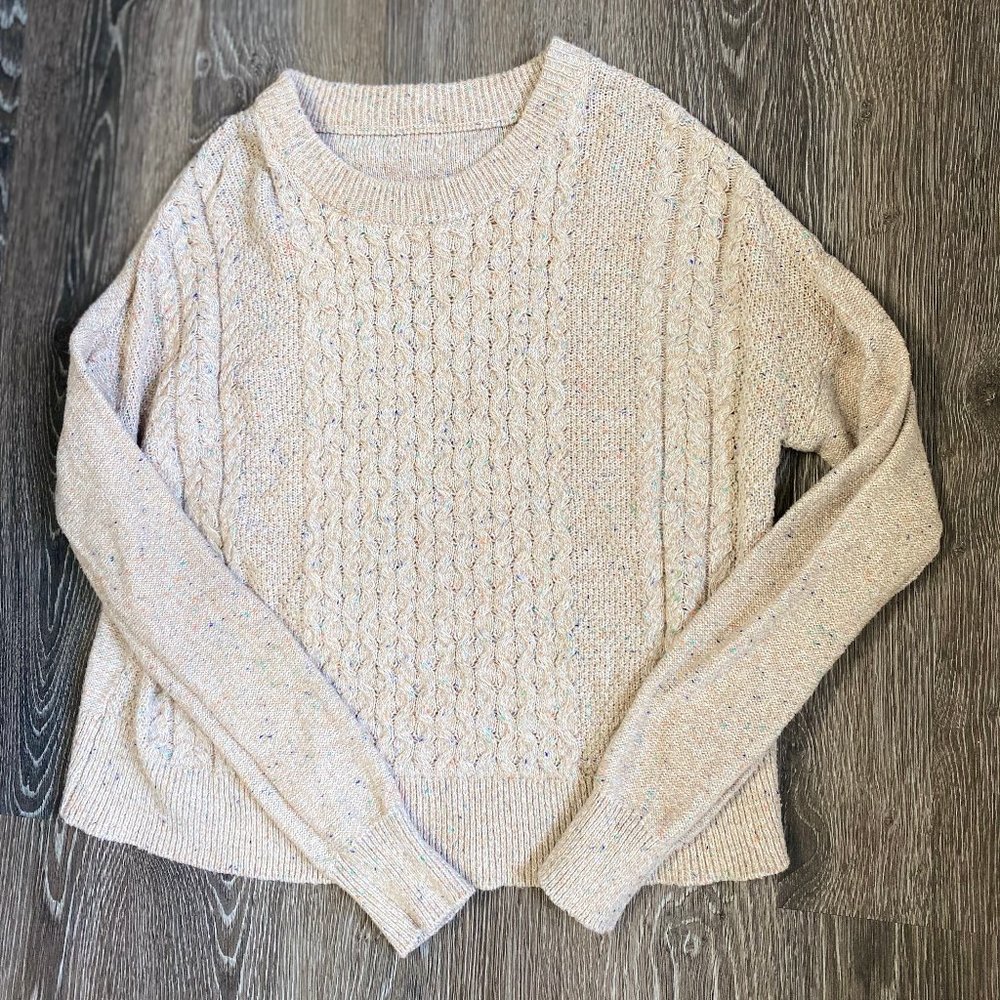 Beige Knitted Sweater